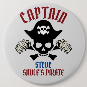 Mijn kapitein   International Talk Like a Pirate D Ronde Button 6,0 Cm