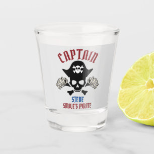Mijn kapitein International Talk Like a Pirate D Shot Glas