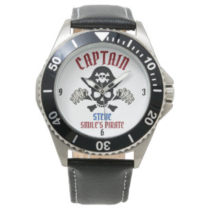 Mijn Kapitein Internationale Praat Als Een Piraa Horloge
