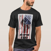 Mijn kapitein is Black T-Shirt (Voorkant)