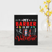 Mijn kapper is mijn Valentijn Schattige harten Ove Kaart (Gele Bloem)