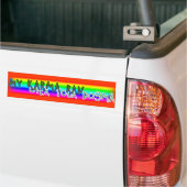 mijn karma heeft je dogma overspoeld bumpersticker (Op Truck)