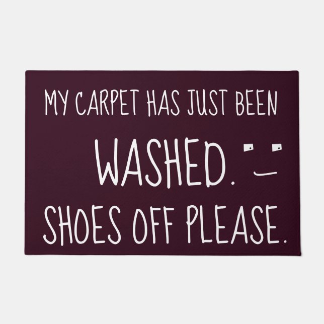 MIJN KARPEN IS NET AFGEWASD VAN Vun. Deurmat (Voorkant)