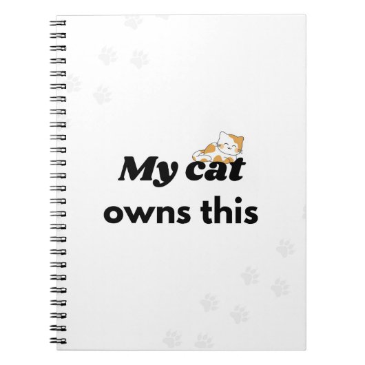 Mijn Kat Bezit Dit Grappige Katten Notitieboek (Voorkant)