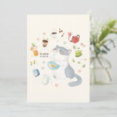 Mijn kat 'Brew of the Day' Bedankkaart (Staand voorkant)