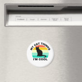 Mijn kat denkt dat ik Cool Magnet ben (Insitu (Vaatwasser))