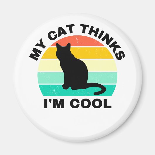 Mijn kat denkt dat ik Cool Magnet ben (Voorkant)