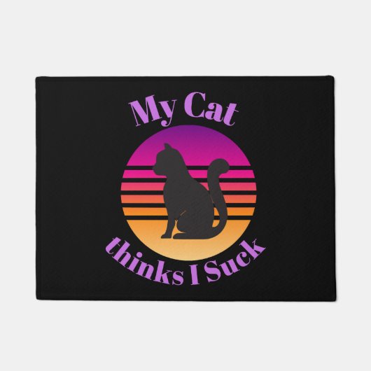 Mijn kat denkt dat ik niks kan deurmat (Voorkant)