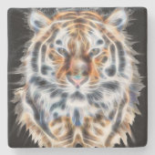 Mijn kat doet de tijger oude energie op. stenen onderzetter (Voorkant)