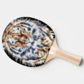 Mijn kat doet de tijger oude energie op. tafeltennisbatje (Zijkant)
