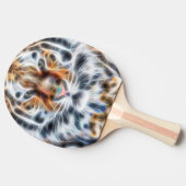 Mijn kat doet tijgerachtige energie omhoog tafeltennisbatje (Zijkant)