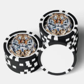 Mijn kat doet tijgerportretenergie omhoog poker chips (Opstapeling)
