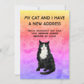 Mijn kat en ik hebben Aankondiging verhuisd (Voorkant)