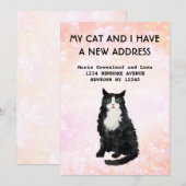 Mijn kat en ik hebben de aankondiging verplaatst (Voorkant / Achterkant)