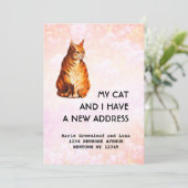 Mijn kat en ik hebben de aankondiging verplaatst (Staand voorkant)