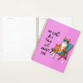 Mijn kat en ik praten ish over jou planner (Display)
