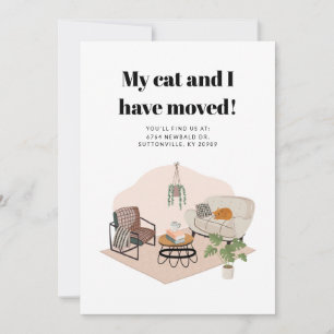 Mijn Kat en ik verplaatsen Wijziging Adres verplaa Aankondiging