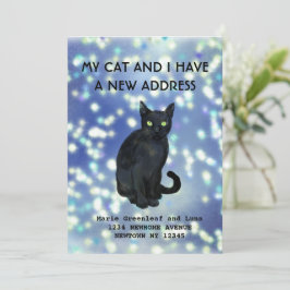 Mijn kat en ik zijn verhuisd Aankondiging