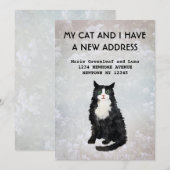 Mijn kat en ik zijn verhuisd Aankondiging (Voorkant / Achterkant)