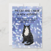 Mijn kat en ik zijn verhuisd Aankondiging (Voorkant)