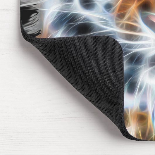 Mijn kat gedraagt zich als een tijger Gezichtsener Muismat (Hoek)