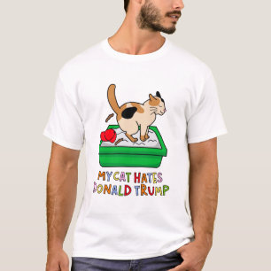 Mijn kat haat Donald Trump T-shirt