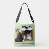 Mijn kat had katten crossbody tas (Voorkant)