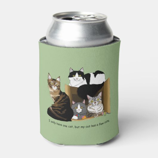 Mijn kat heeft katten blikjeskoeler (Blikje Voorkant)