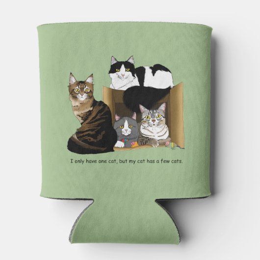 Mijn kat heeft katten blikjeskoeler (Achterkant)