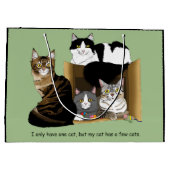 Mijn kat heeft katten groot cadeauzakje (Achterkant)