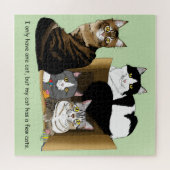 Mijn kat heeft katten legpuzzel (Horizontaal)