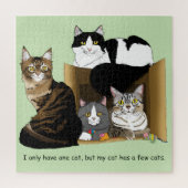 Mijn kat heeft katten legpuzzel (Verticaal)
