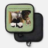 Mijn kat heeft katten pannenlap (Voorkant / Achterkant)