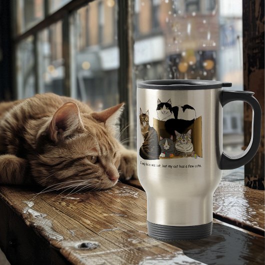 Mijn kat heeft katten reisbeker