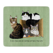 Mijn kat heeft katten snijplank (Voorkant)