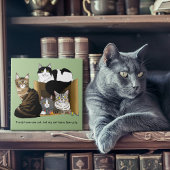 Mijn kat heeft katten tegeltje