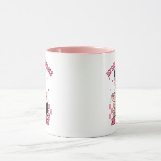 Mijn kat heeft mijn hart nooit gebroken mok (Midden)