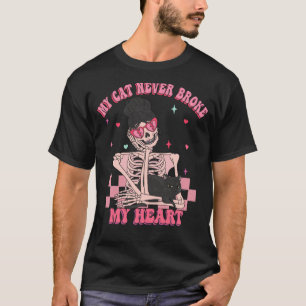Mijn kat heeft mijn hart nooit gebroken op dag G v T-shirt