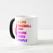 Mijn kat houdt van honkbal Specialty Mok (Voorkant links)