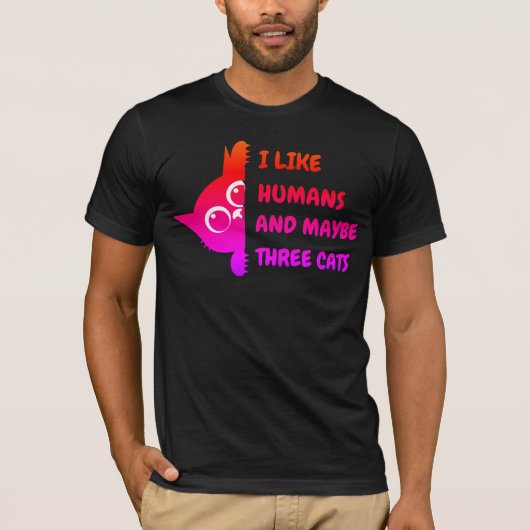 Mijn kat houdt van honkbal  t-shirt (Voorkant)