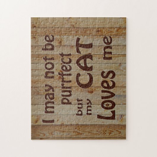 Mijn kat houdt van me legpuzzel (Verticaal)