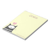 Mijn kat houdt van mij Happy Kitty Cat Lover Notit Notitieblok (Linkerzijde)