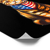 Mijn kat houdt van Trump 2024 Poster (Hoek)