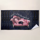 Mijn kat is alles wat ik nodig heb strandlaken (Voorkant)