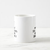 Mijn kat is beroemd op de internetkoffie-Mok Koffiemok (Center)