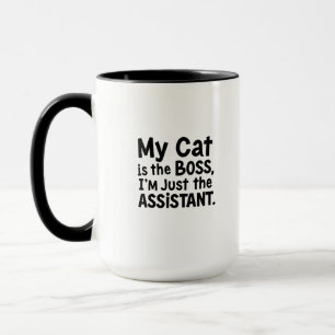 Mijn kat is de baas mok