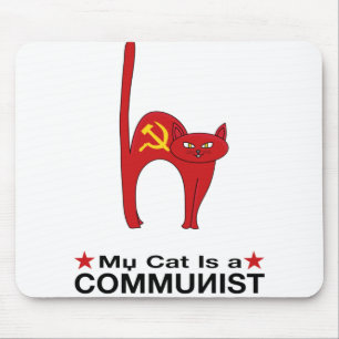 Mijn kat is een COMMUNIST geweldig cadeautje, poli Muismat