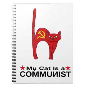 Mijn kat is een COMMUNIST geweldig cadeautje, poli Notitieboek