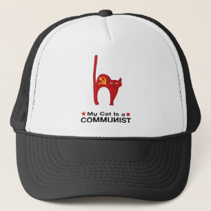 Mijn kat is een COMMUNIST geweldig cadeautje, poli Trucker Pet