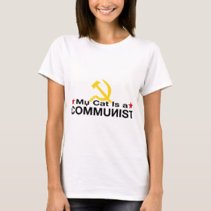 Mijn kat is een COMMUNIST T-shirt